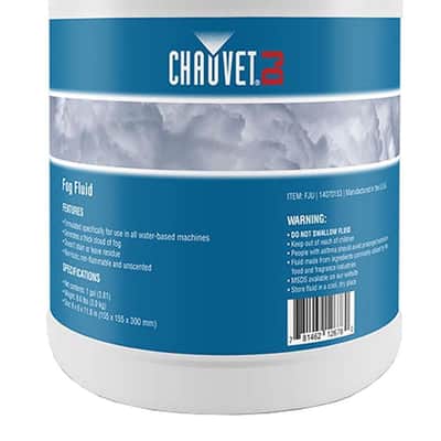 Chauvet DJ CHV-H700 Hurricane Pro Fog Smoke Machine with Remote and FJU 1 Gallon Bottle of Fog Smoke Juice Fluid image 9
