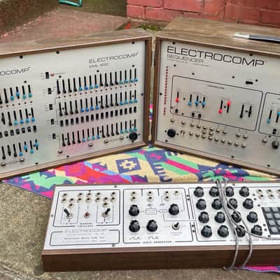 Electronic Music Laboratories ElectroComp EML-400/401 + EML 300 Controller  - Silver image 2