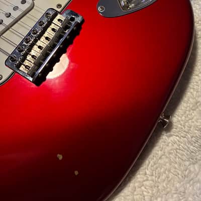 Fender American Vintage '62 Stratocaster 1990 - 2000 - Candy Apple Red image 5