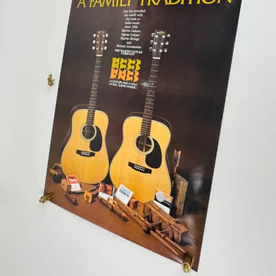 Martin & Sigma “A Family Tradition” 150th Anniversary Poster 1983