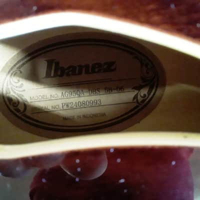 Ibanez AG95QA-DBS Artcore Expressionist 2018 - Present - Dark Brown Sunburst image 16