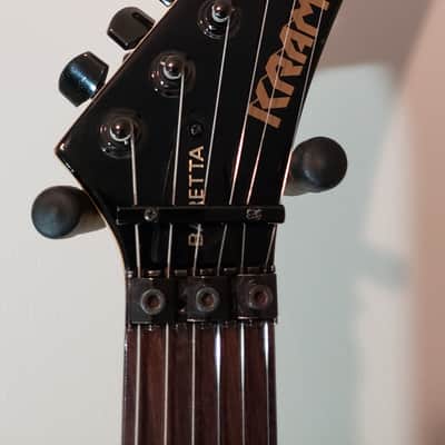 Kramer Baretta with Custom Paint and EMG 1986 Blue Snake image 20