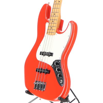 Fender Player II Jazz Bass, Maple Fingerboard, Coral Red (B11)(24713) (24713) image 4