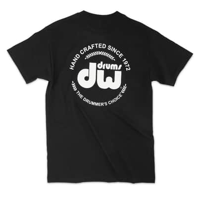 DW Black Heavy Cotton Short Sleeve T-Shirt w/Corporate Logo Medium image 2