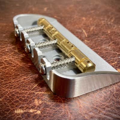 Van Dyke-Harms Telecaster Bigsby Half-Bridge and Compensated Saddle Set 2024 - Stainless Steel image 3
