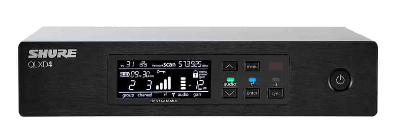 Shure QLXD4-G50 Digital Wireless Receiver - G50 (470-534 MHz) image 1