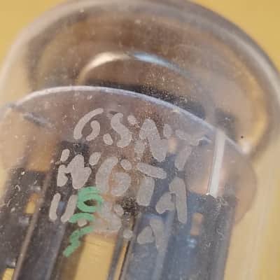 Sylvania JAN-CHS-6SN7WGTA AT1000 TESTED Vacuum Tube military brown base dual triode 1950-1966 image 14