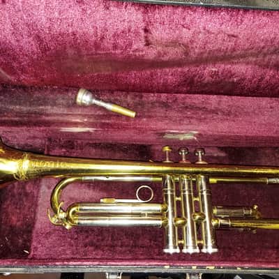 LaMonte Superior Trumpet with case & mouthpiece, good playing condition image 3