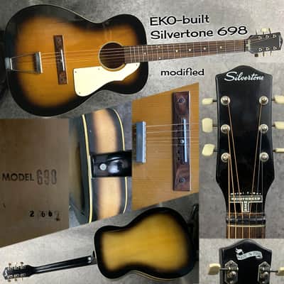 1965 Silvertone 698 - sunburst, made in Italy by EKO image 11