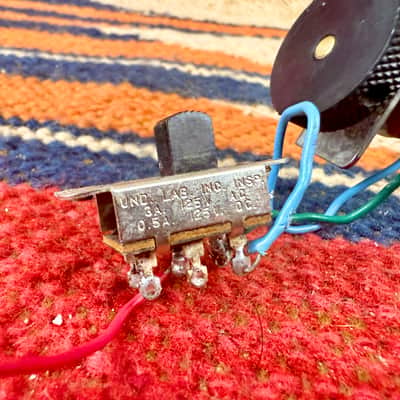 1963 Fender Jazzmaster Rhythm Circuit Harness  w/Pots, Wheels & Switch Pre CBS Vintage 1960's image 8
