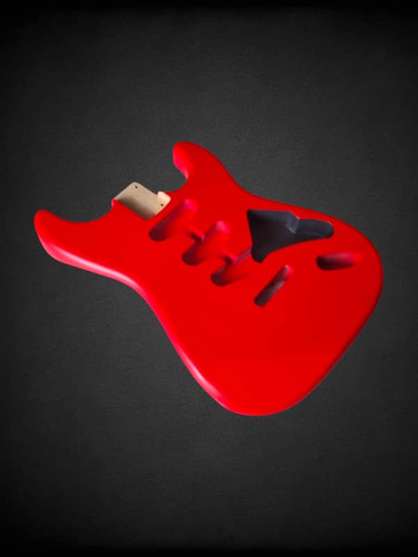 Stratocaster Body Fiesta Red Satin Nitro image 1