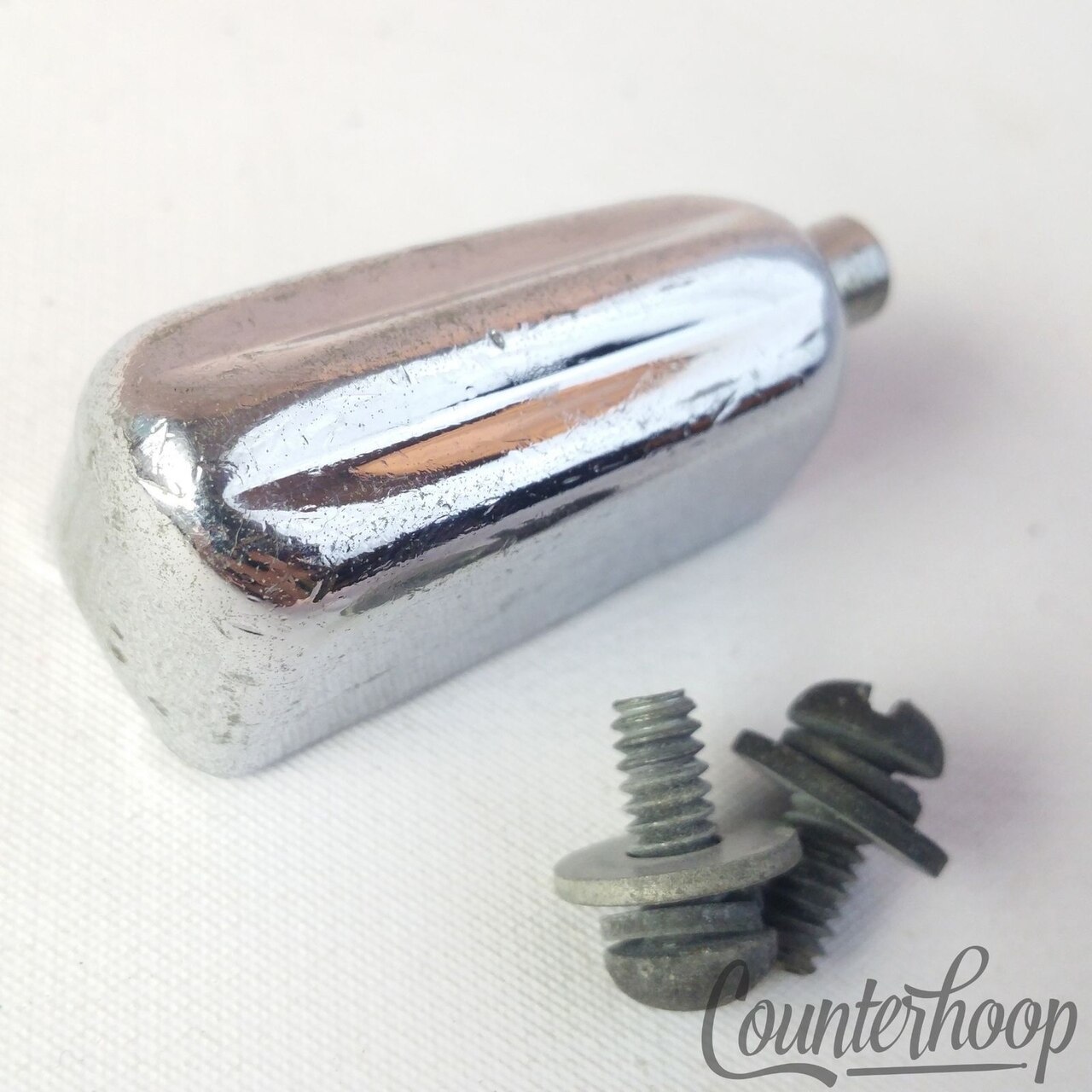 Rogers Bread&Butter Peanut Tom Drum Lug B&B Chrome Cleveland Holiday Vintage 60s — main photograph