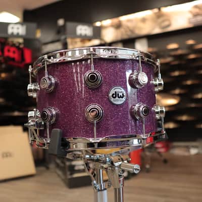 DW Collector's SSC Maple 8x14" Snare Drum (Purple Glass) image 1