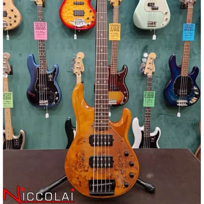 STERLING BY MUSIC MAN - STINGRAY5 HH RAY35HH POPLAR BURL AMBE image 9