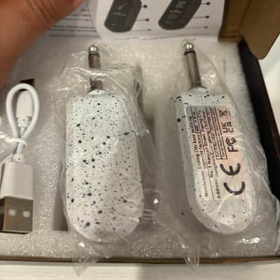 K-007 UHF Guitar Wireless Set - Blue Splatter (1) Transmitter, (1) Receiver NEW! image 4