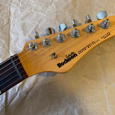 Rockoon Schaller Strat type electric guitar 1987 - Transparent Blue, Kawai made in Japan Very Good Condition with Gigbag image 11