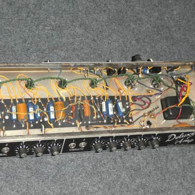 Fender Deluxe amp Blackface 1964 image 9