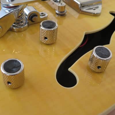 2013 Epiphone Wildkat Antique Natural Semi Hollow Electric Guitar image 16