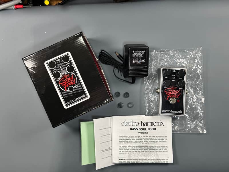 Electro-Harmonix Bass Soul Food Transparent Overdrive 2015 - Present - Black image 1