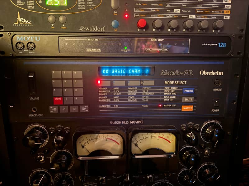 Oberheim Matrix 6R Rackmount 6-Voice Synthesizer 1986 - Black image 1