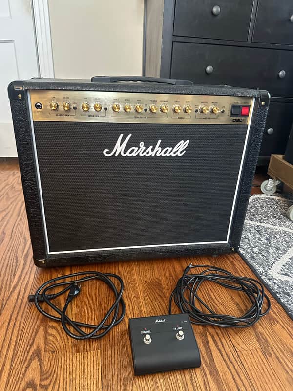 Marshall DSL40CR 2-Channel 40-Watt 1x12" Guitar Combo 2018 - Present - Black Bild 1
