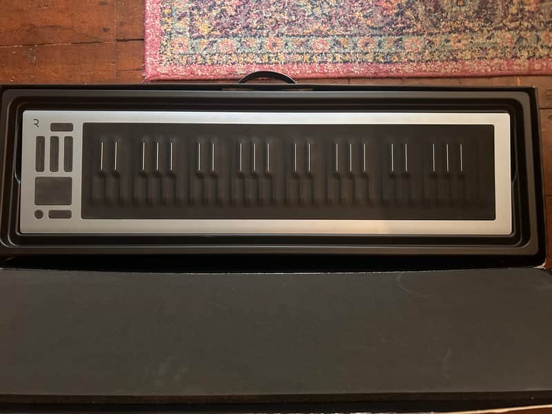 ROLI Seaboard 2 49-Key MIDI Controller 2024 - Present - Platinum Blue image 1