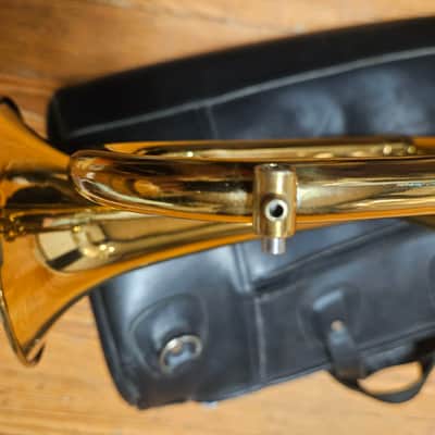Getzen Eterna 895 Flugelhorn--Serviced, Leather Bag, Nice! image 9