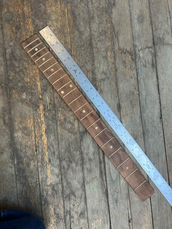 New Old Stock Harmony Fretboard 1960's - Rosewood with Pearl Inlay image 1