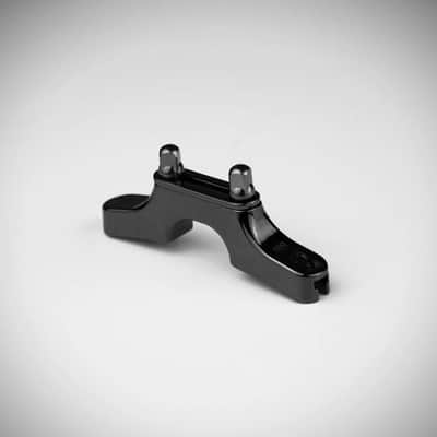 INDe SBM SBMini Snare Strainer and Universal Butt Plate Plate Set - Black Nickel Plated imagen 8