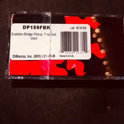DiMarzio DP159FBK Evolution F-Spaced Bridge Humbucker 2010s - Black image 2