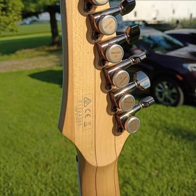 Ibanez Rg652mqfxs-dwm 2016 - dark wine doom burst image 8