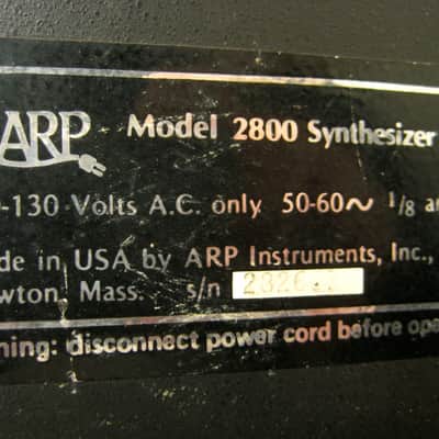 ARP Odyssey MKI 2800 1970s - Black image 6