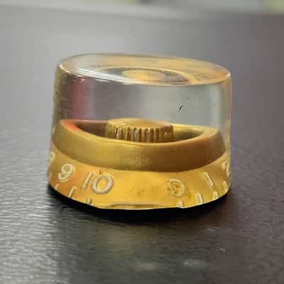 Vintage Gibson Tall Speed Knob 50's Gold image 1