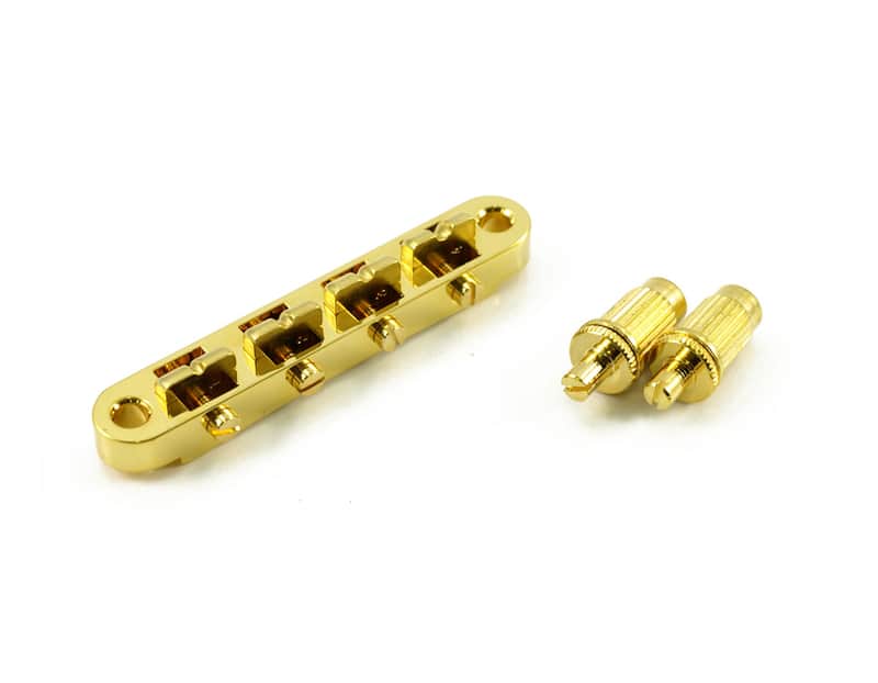 WD 4 String Tune-O-Matic Bass Bridge Gold image 1
