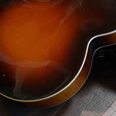 1936 Gibson Super 400 Hollow-Body Archtop Electric Guitar Sunburst + OHSC image 16