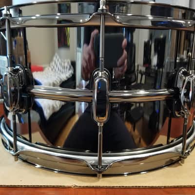 Tama LST158 SLP Big Black Steel Snare Drum - 15x8 image 2