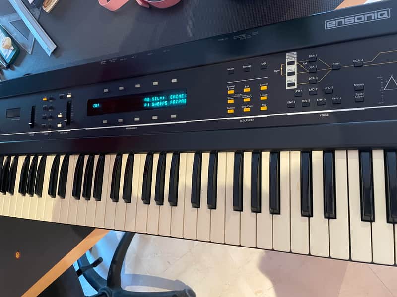 Ensoniq ESQ-1 Wave Synthesizer 1986 - Black image 1