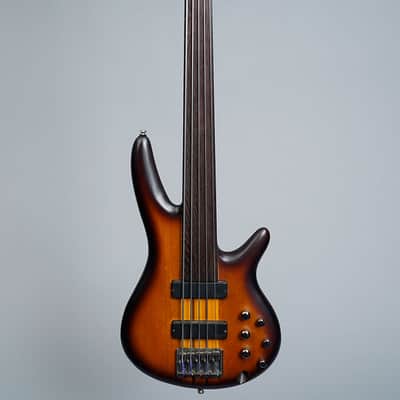 Ibanez SRF705-BBF Bass Workshop Fretless Soundgear 2019 - Brown Burst Flat image 7