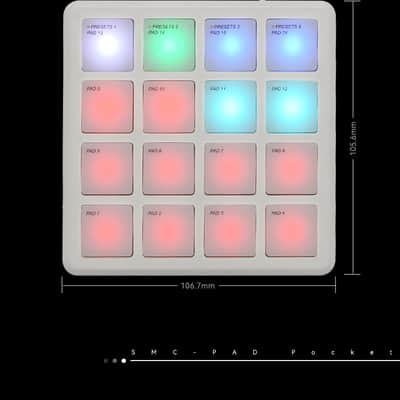 M-VAVE SK-16 SMC-PAD Pocket Pad Portable Wireless MIDI Controller 16 Pads,price include the import duty for US buyer image 9