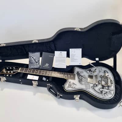 Duesenberg Johnny Depp Signature Series Electric Guitar 2016 Aluminum Tattooed image 20