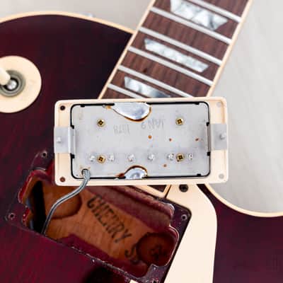1978 Gibson Les Paul Standard Vintage Guitar Wine Red w/ T Tops, Case image 18