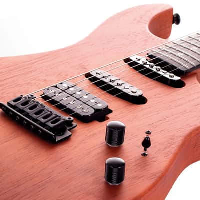 Tagima NTMS-DF Stella Natural Satin Mahogany Electric Guitar - Demo image 3