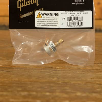 Gibson 500K Audio Taper Short Shaft Pot image 2