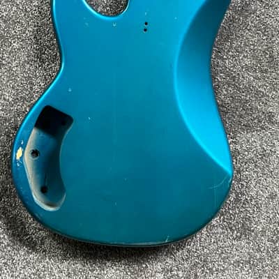 1992 G&L CLF Research L-1000 Bass Body Emerald Green Metallic image 6