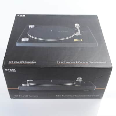 TDK Belt Drive USB Turntable Record Player w/ Original Box #32708 image 2