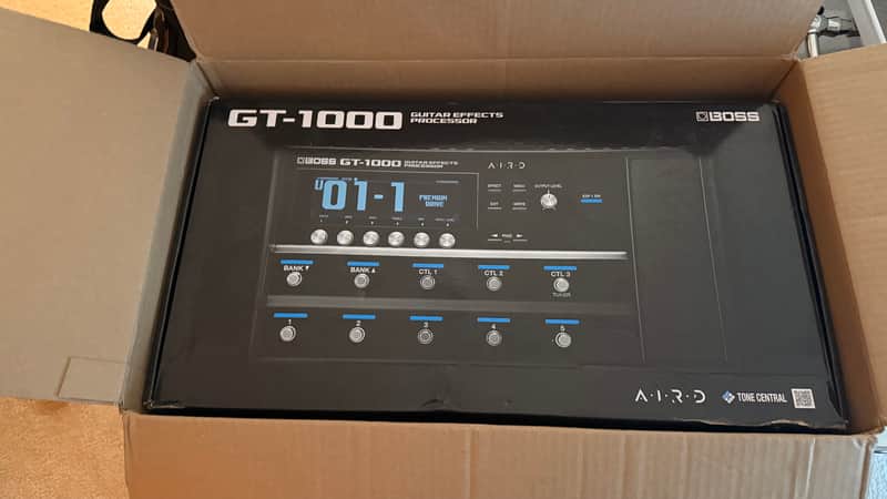 Boss GT-1000 Guitar Effects Processor 2018 - Present - Black image 1