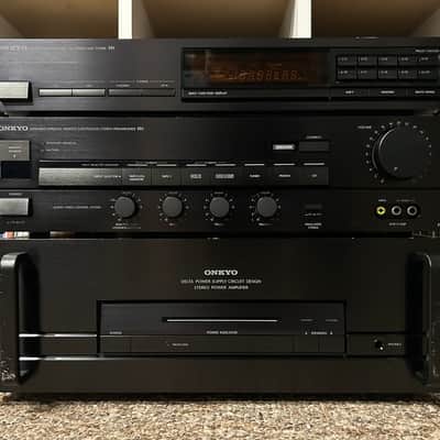 Onkyo M-5140/P-3160/T-4120 Power Amplifier Preamplifier Tuner w/ Remote TESTED ✅ image 3
