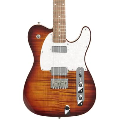 Michael Kelly Hybrid '55 Electric Guitar, Pau Ferro Fingerboard, Tiger Eye Burst image 1