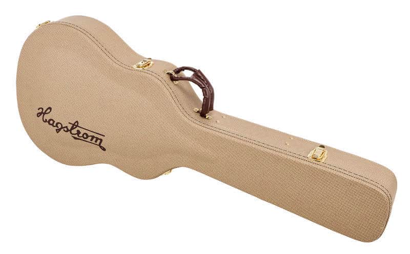 Hagstrom C-55 Tan Hardshell Case for Viking and Super Viking Models image 1