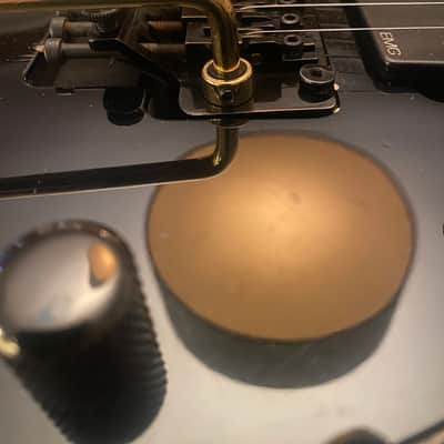Jackson Professional Dinky Reverse MIJ Schaller Floyd Rose and EMG Pickups 90’s Black Japanese Vintage Super Strat Guitar ESP MII and Jackson Soloist Killer. image 13